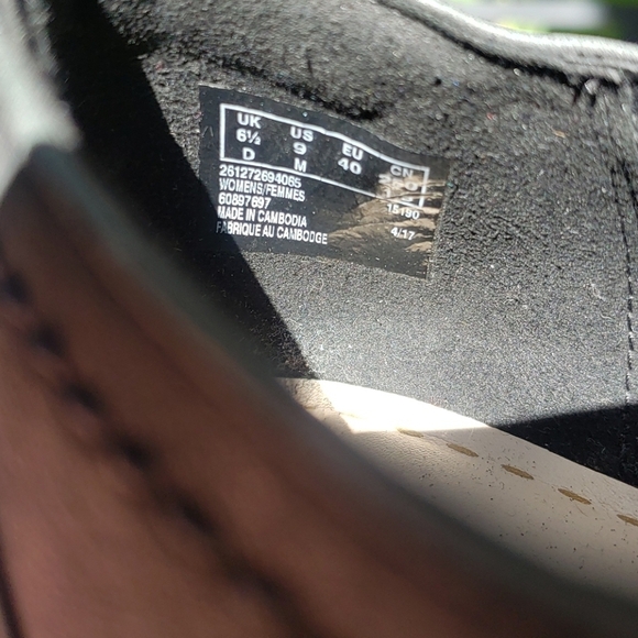 CLARKS LILLIA LOLA BLACK NUBUCK ORTHOLITE 9B - Picture 10 of 13